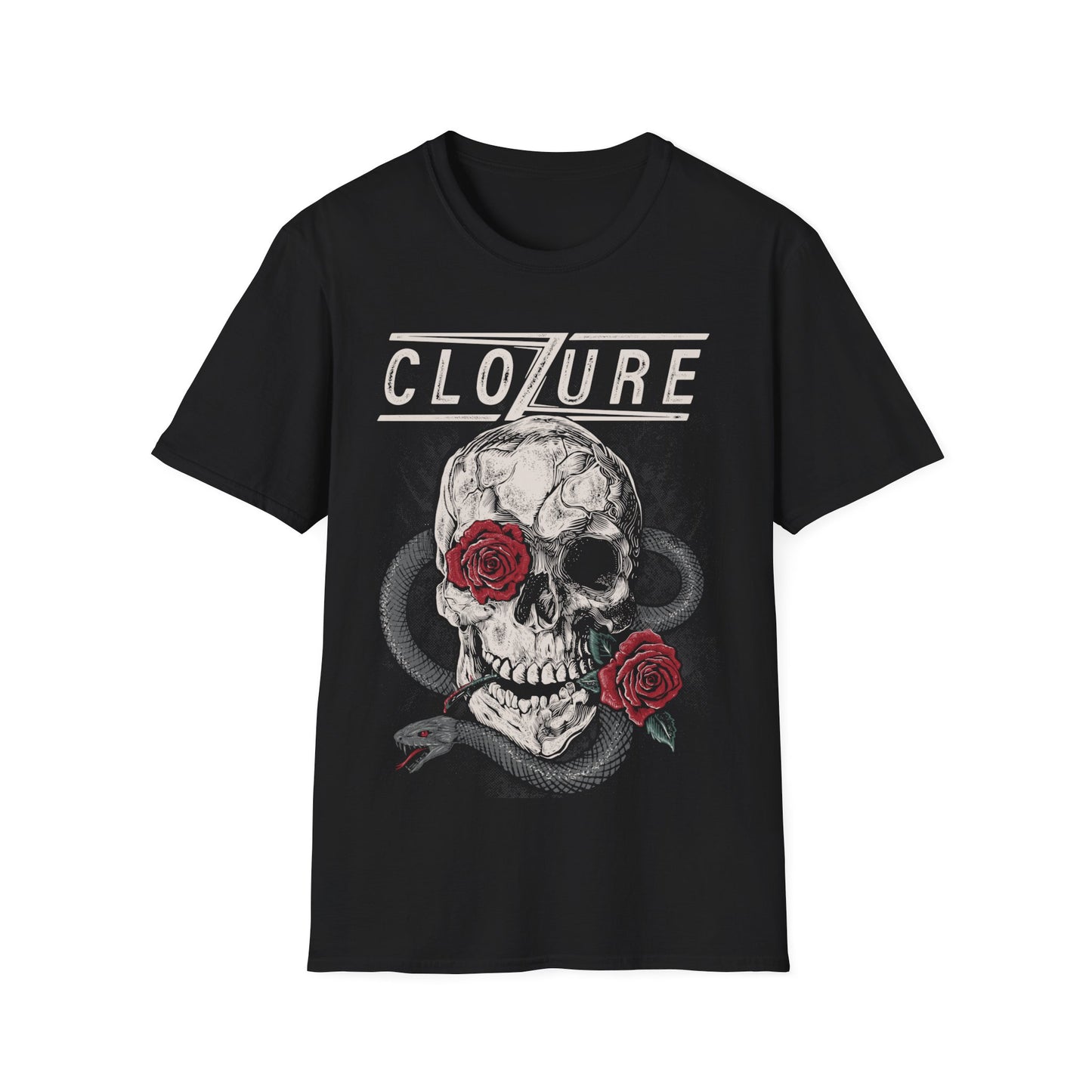 Skull, Snake, and Rose Tee